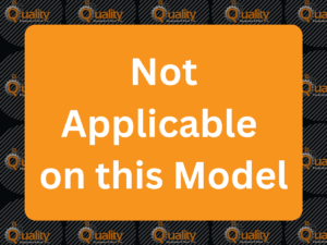 Not Applicable on this Model