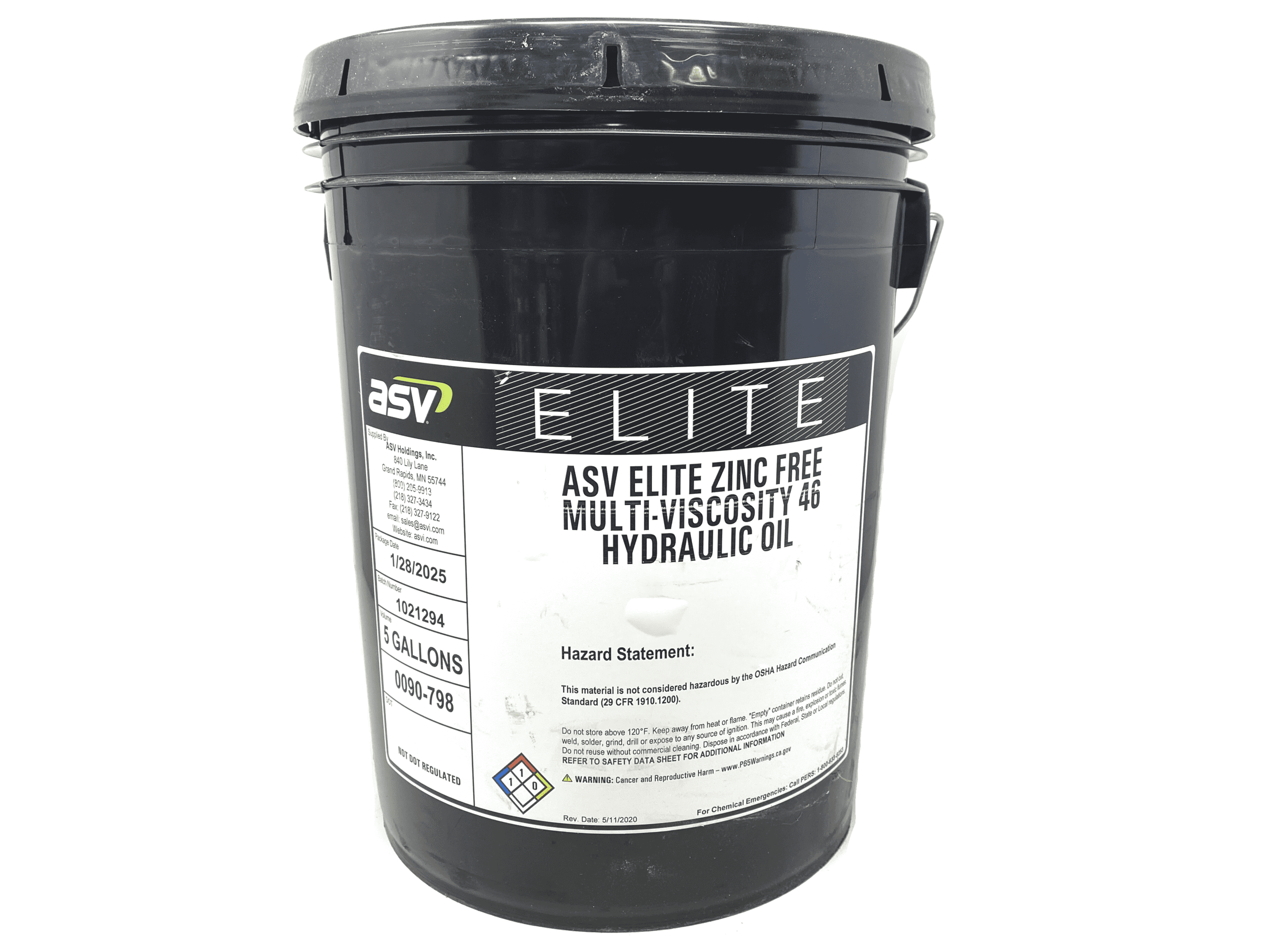 ASV ELITE 5 Gallon Hydraulic ZF46